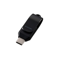 エレコム エレコム USBメモリ 64GB USB TypeC 高速転送 iPhone/iPad/Android/PC対応 ブラック