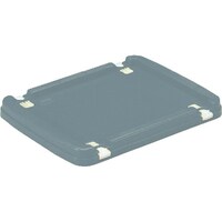 三甲 70016901 サンボックス#9Eフタ(サンロック付) ライトグレー