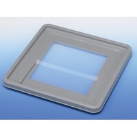 三甲 70245600 TP330フタ ウィンドウ カード孔有 ライトグレー/透明