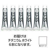 アーテック ターナー U35 チタニウムホワイト11ml 6個 ※8セット以上から注文可能(販売価格は1セット単位の価格)