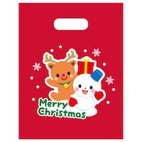 アーテック クリスマスプレゼント袋 小(マチ無)100枚 ※3セット以上から注文可能(販売価格は1セット単位の価格)