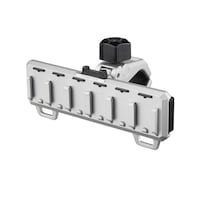 TJMデザイン セフホルダー 丸型用 クランプ 金属6連