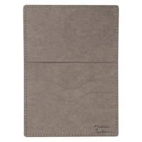 包む カードケース 3ポケット グレー×6