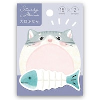 学研ステイフル 大口付箋(ねこ)×10