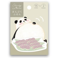 学研ステイフル まんぷく付箋 パンダ×10