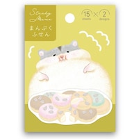 学研ステイフル まんぷく付箋 ハムスター×10