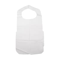 使い捨て不織布エプロン ホワイト 1袋(