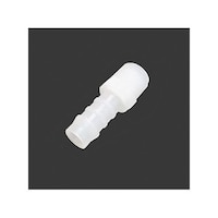 アズワン PVDFバーブアダプター 12mm (3/818NPTオスネジ付き) TE1182412 TE1182412 1個