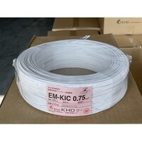 KHD 架橋ポリエチレン絶縁電線 1巻(200m入) EMKIC 0.75sq 白 EMKIC 0.75sq 白 1巻