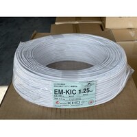 KHD 架橋ポリエチレン絶縁電線 1巻(200m入) EMKIC 1.25sq 白 EMKIC 1.25sq 白 1巻