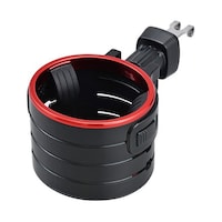 セイワ 車内用品 ドリンクホルダー ハイトアジャストACドリンク メタルレッド エアコンルーバー取り付けタイプ 高さ・角度調節可能 WA111 60237816 1個