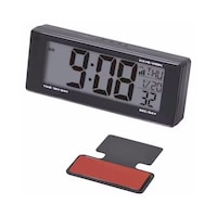 セイワ 車内用品 デジタル時計 ライト電波クロック(電池タイプ)ブルーLEDバックライト WA79 60237832 1個