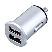 セイワ 車内用品 シガーソケット充電器 パワープラグ USB2ポートDC12/24V 自動識別IC機能搭載 スマホ・タブレット用 F326 60237928 1個