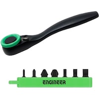 エンジニア ラチェットレンチMini&プラマイ極短 8点 DR371