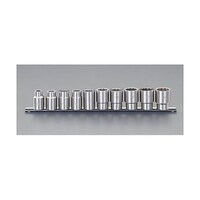アズワン 1/2”DR/10個組 ソケットセット(ステンレス製) EA618SA102A EA618SA102A 1セット