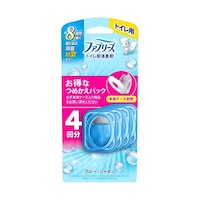 P&G ファブリーズトイレ用消臭剤 ブルー・シャボン つめかえ 4個パック 60330980 1個