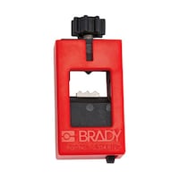 日本緑十字社 薄型ブレーカーロックアウト SBL001 50.8×25.4×12.7mm 195053 60444044 1個