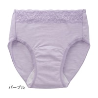 ケアファッション 吸水パッド対応ショーツ パープル