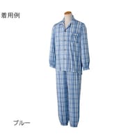 ケアファッション 紳士大きめボタンのびのびストレッチパジャ