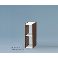 アイリスオーヤマ スペースユニット オフホワイト/ウォールナットブラウン UB6020