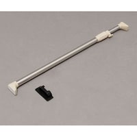 アイリスオーヤマ ステンレス強力伸縮棒 ベージュ HSNPJ120