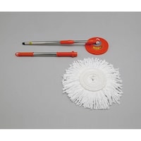 アイリスオーヤマ 回転モップ専用モップ オレンジ KMO22