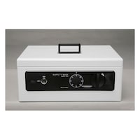 アイリスオーヤマ 手提げ金庫A4 グレー SBXA4