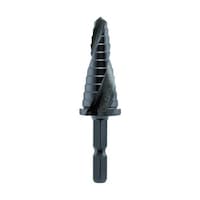 トップ工業 電動ドリル用六角シャンクスパイラルステップドリル 11段 穴あけ寸法Φ6―16 ESD616S