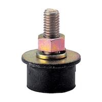 アズワン 丸型防振ゴム 片ボルトタイプ 最大荷重980N TB504