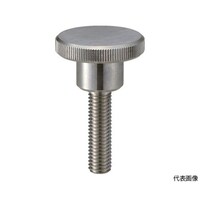 アズワン ローレットノブ 段付 オネジ・スチール製 外径36×ネジM10 TKKBTM10X25