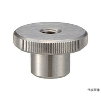 アズワン ローレットノブ 段付 メネジ・ステンレス製 外径36×ネジM10 TKKNTM10S