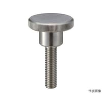 アズワン ローレットノブ 段付 オネジ・ステンレス製 外径30×ネジM8 TKKBTM8X30S