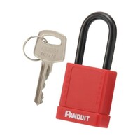 パンドウイットコーポ ロックアウト用非電導性パドロック 赤 PSL8