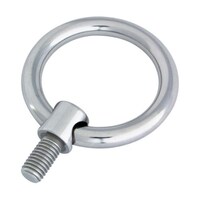 水本 アイボルト ステンレス つば付リングボルト(ミリネジ) 捻子径M8 長さ45mm 高さ40mm B815