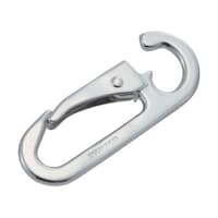 アズワン スナップフック ステンレス製 D型 線径Φ7×開口9mm (2個入) TSF6D