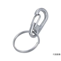 アズワン ミニクリップ 二重リング付き ステンレス製 #3 2個入 TMPW3