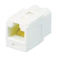 パンドウイットコーポ カテゴリ6A JJアダプタ(RJ45中継用ジャック) オフホワイト CC6X88IW