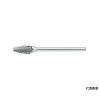 アズワン 超硬バー 砲弾型 Φ6.4X刃長13X軸3 シングルカット TB3B064S