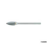 アズワン 超硬バー トンガリ型 Φ5X刃長12.7X軸3 ダブルカット TB4B050