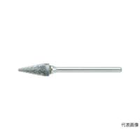 アズワン 超硬バー テーパー型 Φ5(16°)X刃長12.7X軸3 ダブル TB5B050