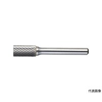 アズワン 超硬バー 円筒型 Φ12.7X刃長25X軸6 シングルカット TB1C127S