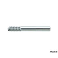 アズワン 超硬バー 先丸円筒型 Φ12.7X刃長25X軸6 ダブルカット TB2C127