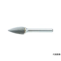 アズワン 超硬バー トンガリ型 Φ19X刃長25X軸6 シングルカット TB4C190S