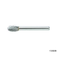 アズワン 超硬バー タマゴ型 Φ16X刃長25X軸6 ダブルカット TB6C160