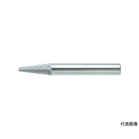 アズワン 超硬バー テーパー先丸型 Φ8X刃長22X軸6 シングルカット TB7C080S