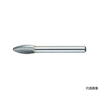 アズワン 超硬バー 楕円型 Φ8X刃長19X軸6 シングルカット TB51C080S