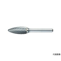 アズワン 超硬バー 楕円型 Φ12.7X刃長32X軸6 シングルカット TB51C127S