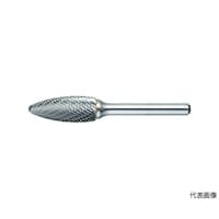 アズワン 超硬バー 楕円型 Φ16X刃長37X軸6 ダブルカット TB51C160