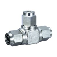 アズワン SUSユニオンティ 適用チューブ径4X2 TS400UT