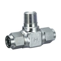 アズワン SUSブランチティ 適用チューブ径4X2 ねじR1/8 TS401MT